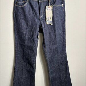 L.e.i. Sophia Hiphugger Flare Jeans, Size 15.  Embroidered Front and Back Pocket